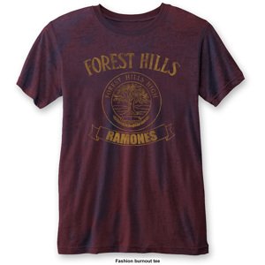 Ramones tričko Forest Hills Modrá XL