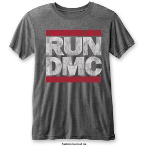 Run-DMC tričko DMC Logo Šedá L