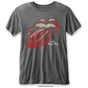 The Rolling Stones tričko Vintage Tongue Šedá S