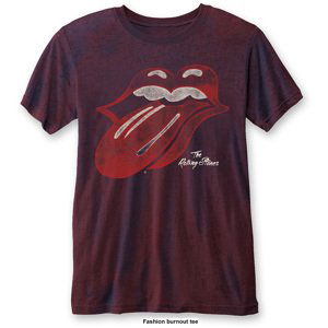 The Rolling Stones tričko Vintage Tongue Modrá S