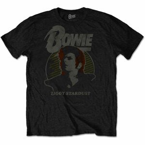 David Bowie tričko Vintage Ziggy Čierna XXL