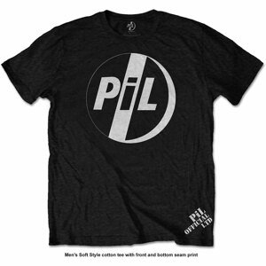 PIL Public Image Ltd tričko White Logo Čierna XXL