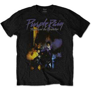 Prince tričko Purple Rain Čierna XL