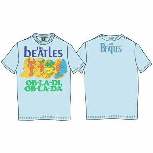 The Beatles tričko Ob-La-Di Modrá XL