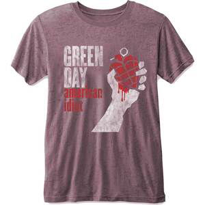 Green Day tričko American Idiot ružová Ružová L