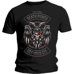 Five Finger Death Punch tričko Biker Badge Čierna XXL