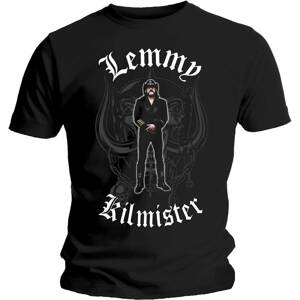 Lemmy tričko Memorial Statue Čierna S