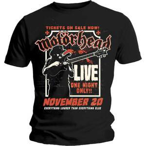 Motörhead tričko Lemmy Firepower Čierna M