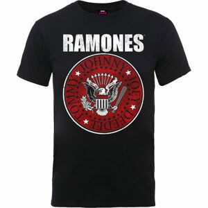 Ramones tričko Red Fill Seal Čierna M