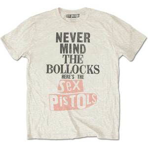 Sex Pistols tričko Bollocks Distressed Natural XS
