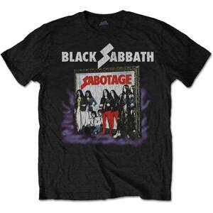 Black Sabbath tričko Sabotage Vintage Čierna L