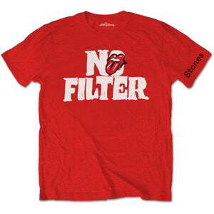 The Rolling Stones tričko No Filter Header Logo Červená M