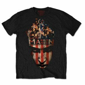 Marilyn Manson tričko Crown Čierna XXL