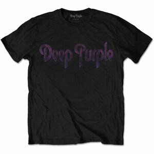 Deep Purple tričko Vintage Logo Čierna M