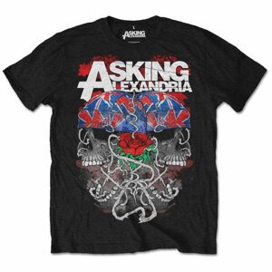 Asking Alexandria tričko Flagdana Čierna M