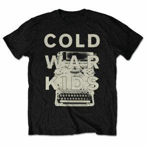 Cold War Kids tričko Typewriter Čierna XXL