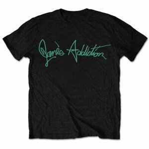 Jane's Addiction tričko Script Čierna XXL