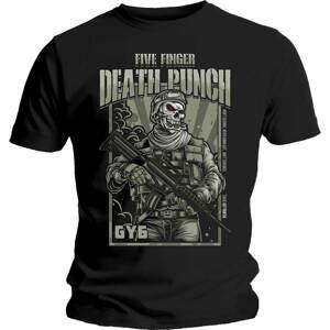 Five Finger Death Punch tričko War Soldier Čierna M