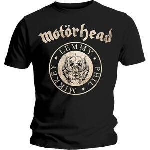 Motörhead tričko Undercover Seal Newsprint Čierna XXL