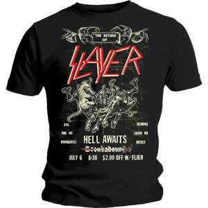 Slayer tričko Vintage Flyer Čierna S