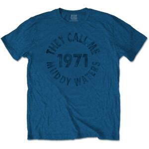 Muddy Waters tričko They Call Me… Modrá L