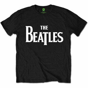 The Beatles tričko Drop T Logo Čierna M