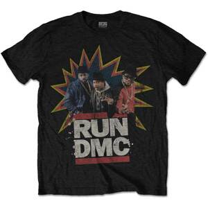 Run-DMC tričko POW! Čierna XXL