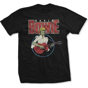 David Bowie tričko Acoustic Bootleg Čierna L