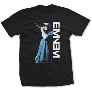 Eminem tričko Mic. Pose Čierna L
