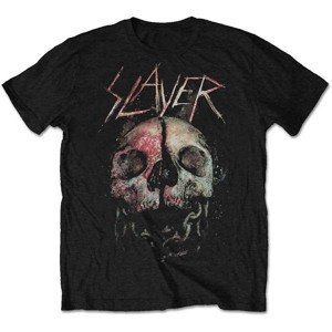 Slayer tričko Cleaved Skull Čierna S