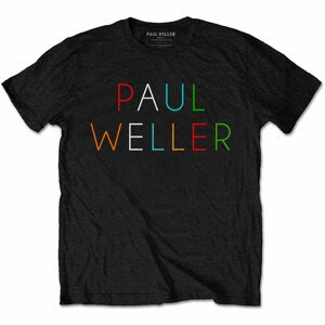 Paul Weller tričko Multicolour Logo Čierna M