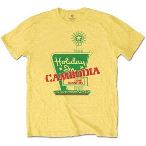 Dead Kennedys tričko Holiday in Cambodia Žltá XL