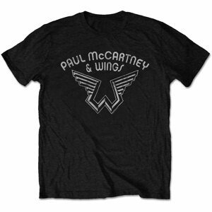 Paul McCartney tričko Wings Logo Čierna L