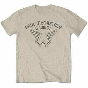 Paul McCartney tričko Wings Logo Natural M