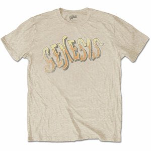 Genesis tričko Vintage Logo - Golden Natural L