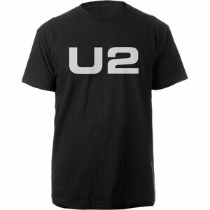 U2 tričko Logo Čierna S