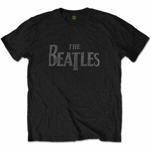 The Beatles tričko Drop T Logo Čierna L