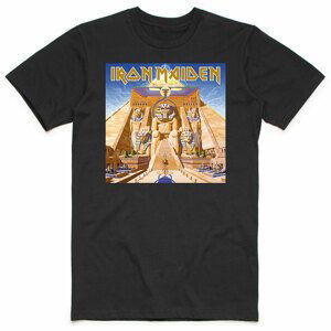 Iron Maiden tričko Powerslave Album Cover Box Čierna L