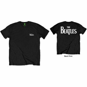 The Beatles tričko Drop T Logo Čierna L