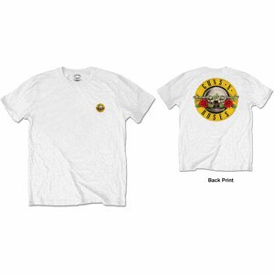 Guns N’ Roses tričko Classic Logo Biela XL