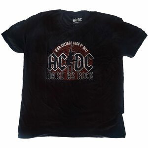 AC/DC tričko Hard As Rock Čierna 3XL