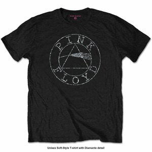 Pink Floyd tričko Circle Logo Čierna L