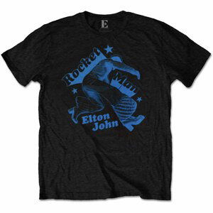 Elton John tričko Rocketman Jump Čierna L