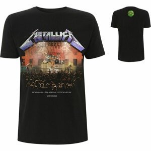 Metallica tričko Stockholm '86. Čierna M