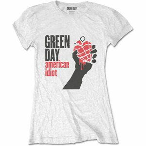 Green Day tričko American Idiot white w Biela XL