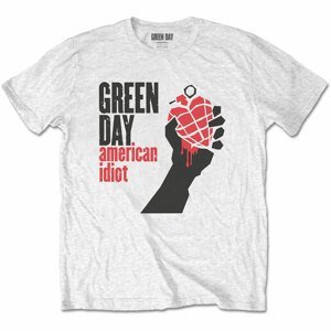Green Day tričko American Idiot white Biela M