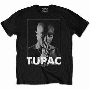 2Pac tričko Praying Čierna L