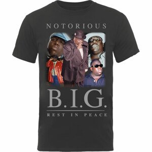 Biggie Smalls tričko Collage Čierna XL