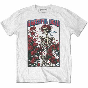 Grateful Dead tričko Bertha & Logo Biela XL