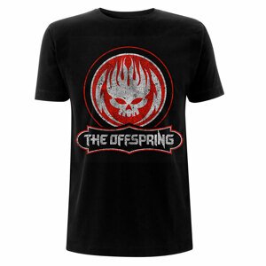 The Offspring tričko Distressed Skull Čierna XXL